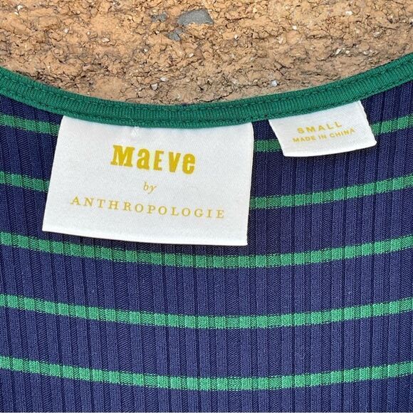 ANTHROPOLOGIE MAEVE FLORES STRIPED DRESS by MAEVE SMALL - Picture 7 of 15